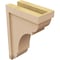 Ekena Millwork 5"W x 10"D x 15"H Classic Bryant Rough Cedar Woodgrain TimberThane Corbel, Primed Tan CORUR05X10X15BRYRCPR - alternate 4